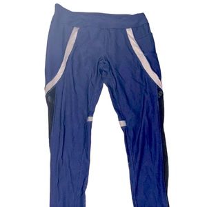 X by GOTTEX BLUE WORKOUT LEGGINGS